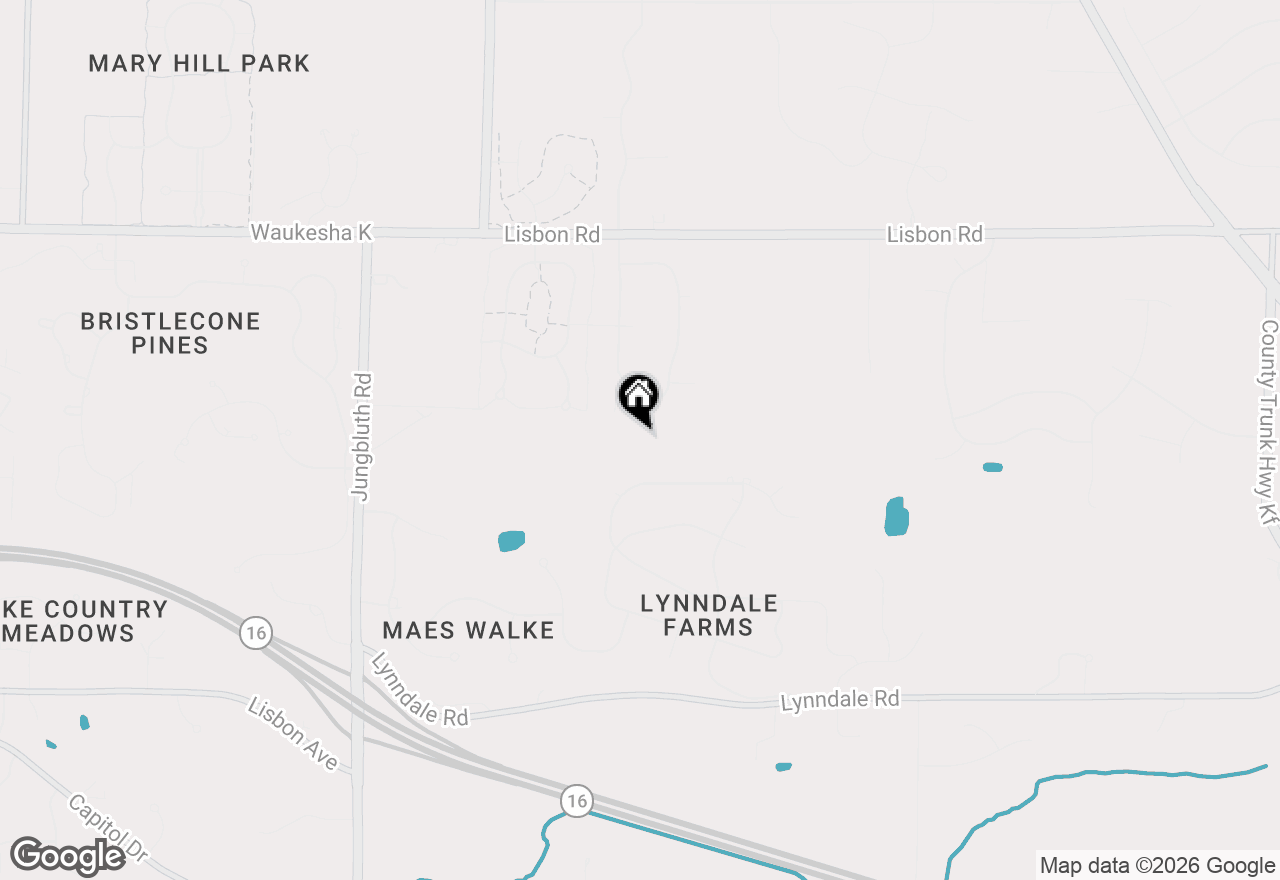 Map of W279N5280 Hanover Hill Ct, Lisbon, WI 53089