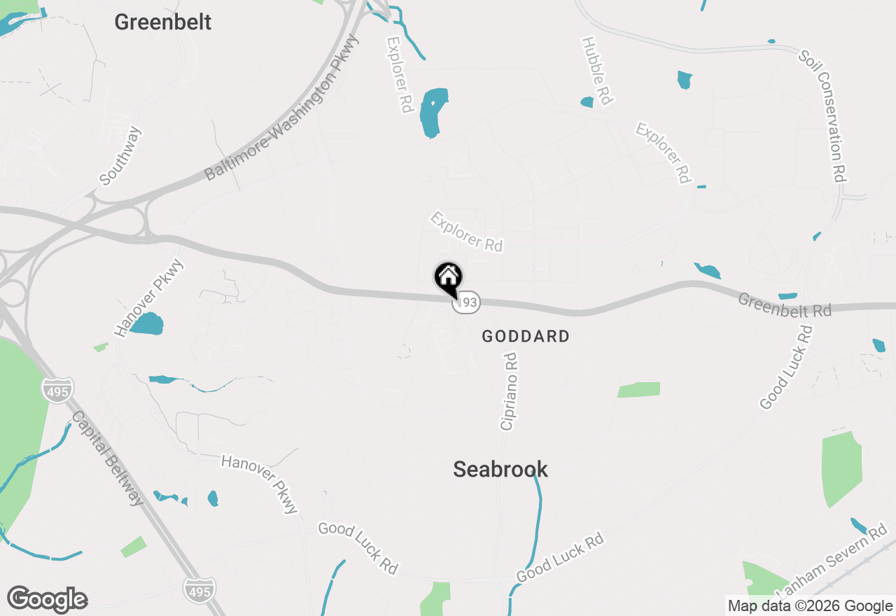 Map of 8655 Greenbelt Road #T-1, Greenbelt, MD 20770