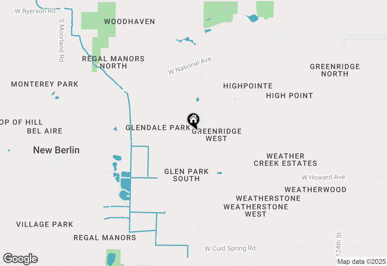 Map of 14080 W Wilbur Dr, New Berlin, WI 53151