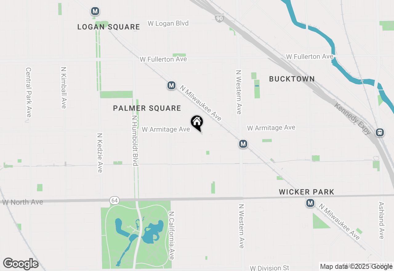 Map of 2628 W Homer Street, Chicago, IL 60647