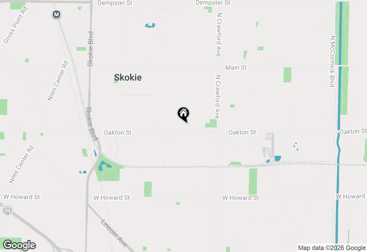 Map of 8022 Keeler Avenue, Skokie, IL 60076