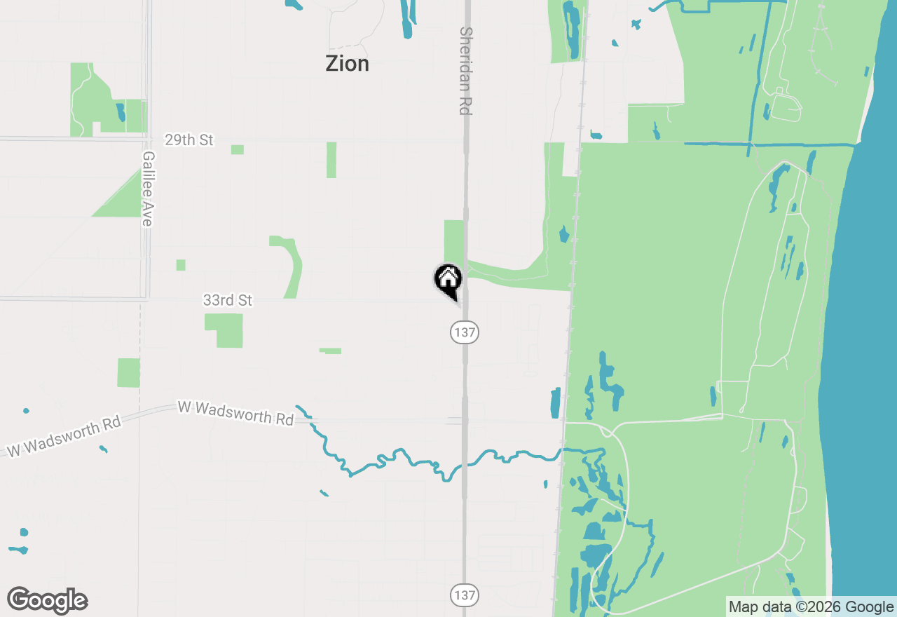 Map of 3309 Colgate #3309, Zion, IL 60099