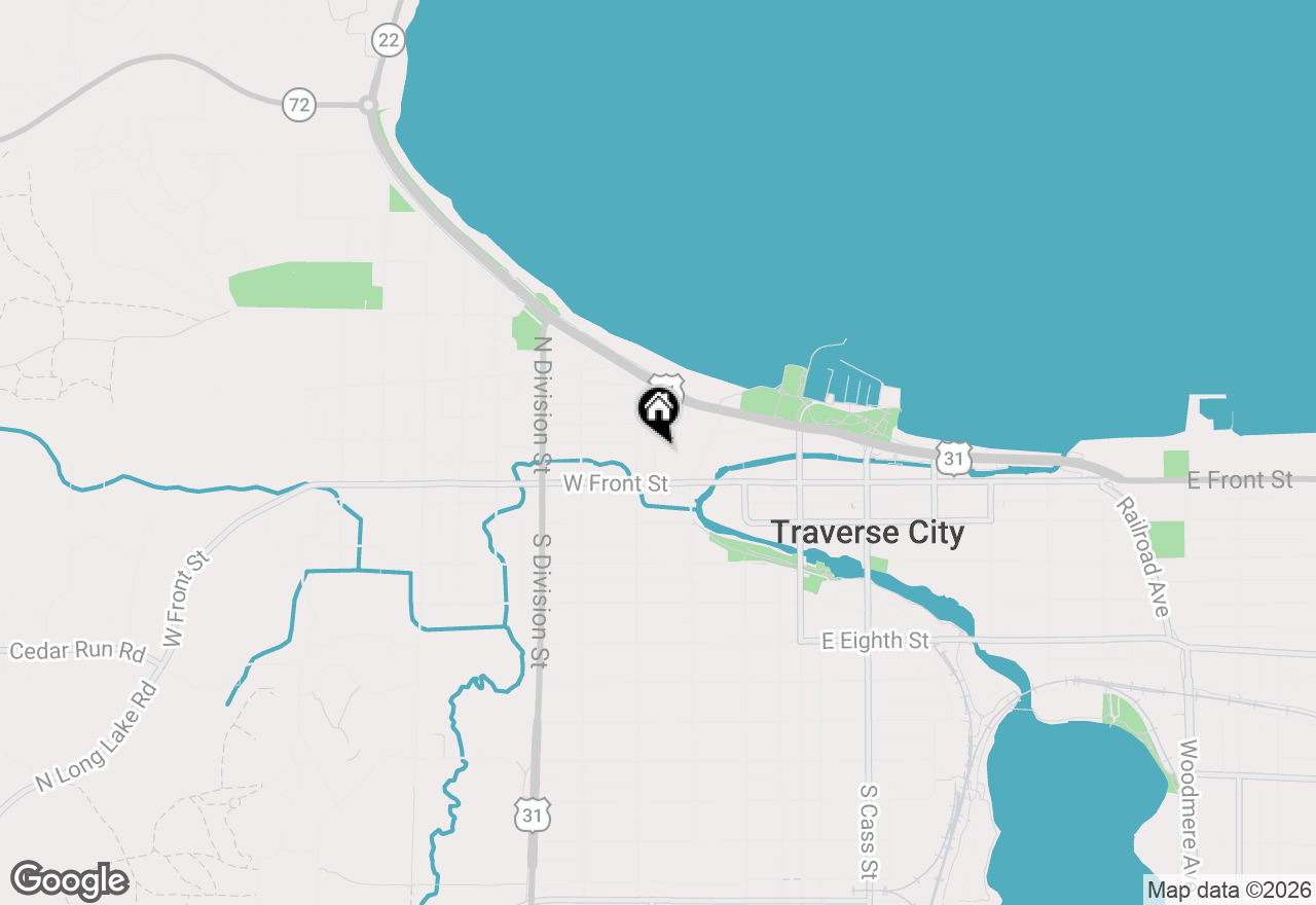 Map of 128 W Gillis Street #9, Traverse City, MI 49684