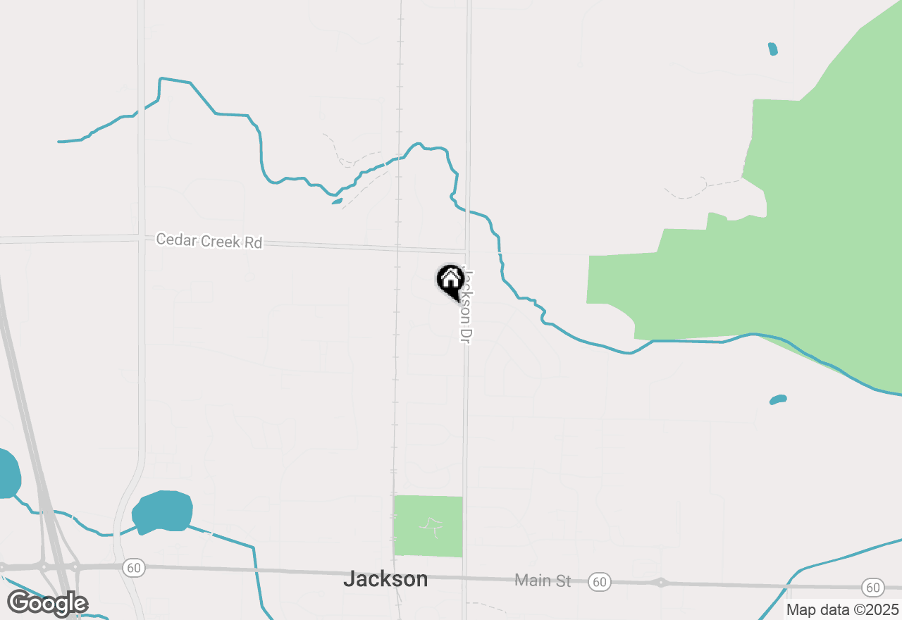 Map of N174W20568 Laurel Springs Cir, Jackson, WI 53037