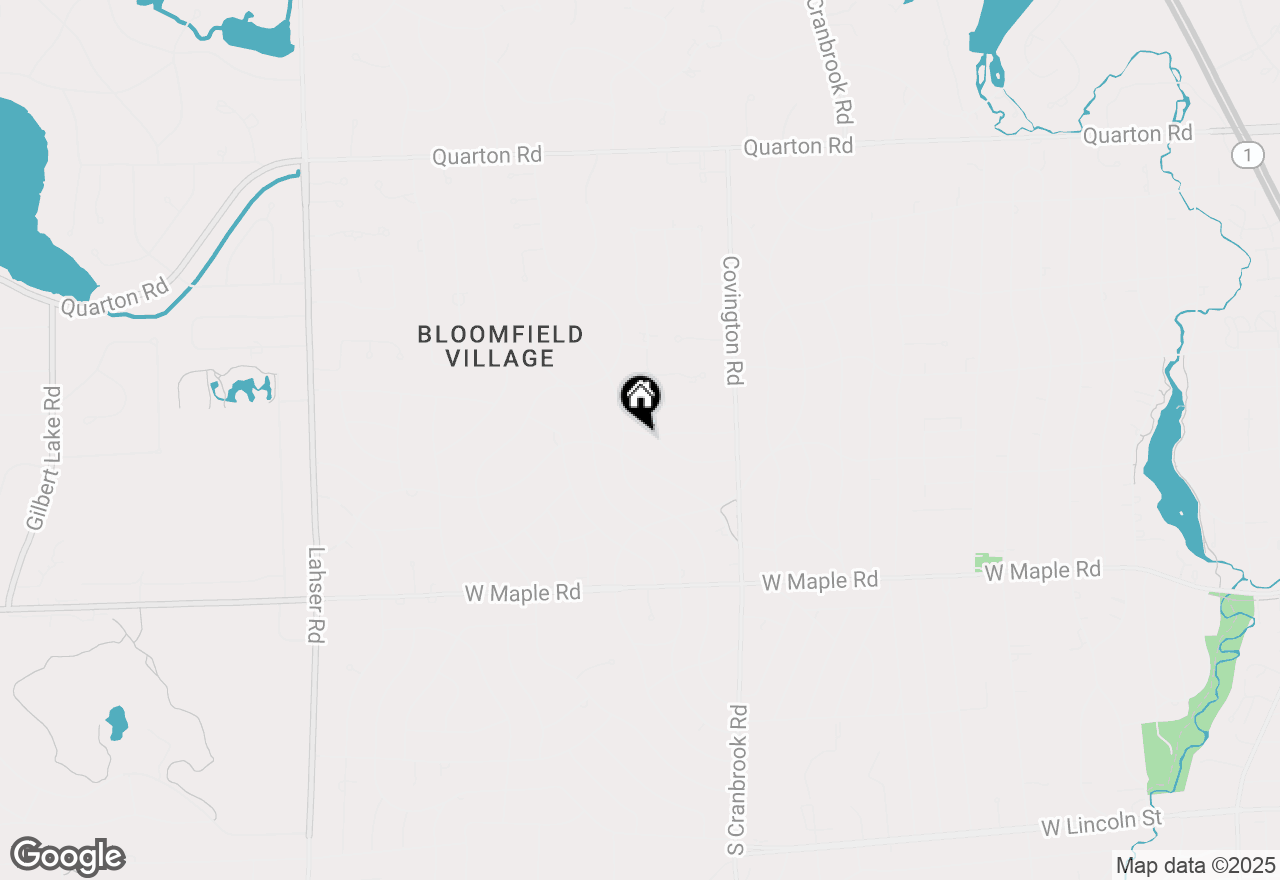 Map of 2725 Endsleigh Drive, Bloomfield Hills, MI 48301