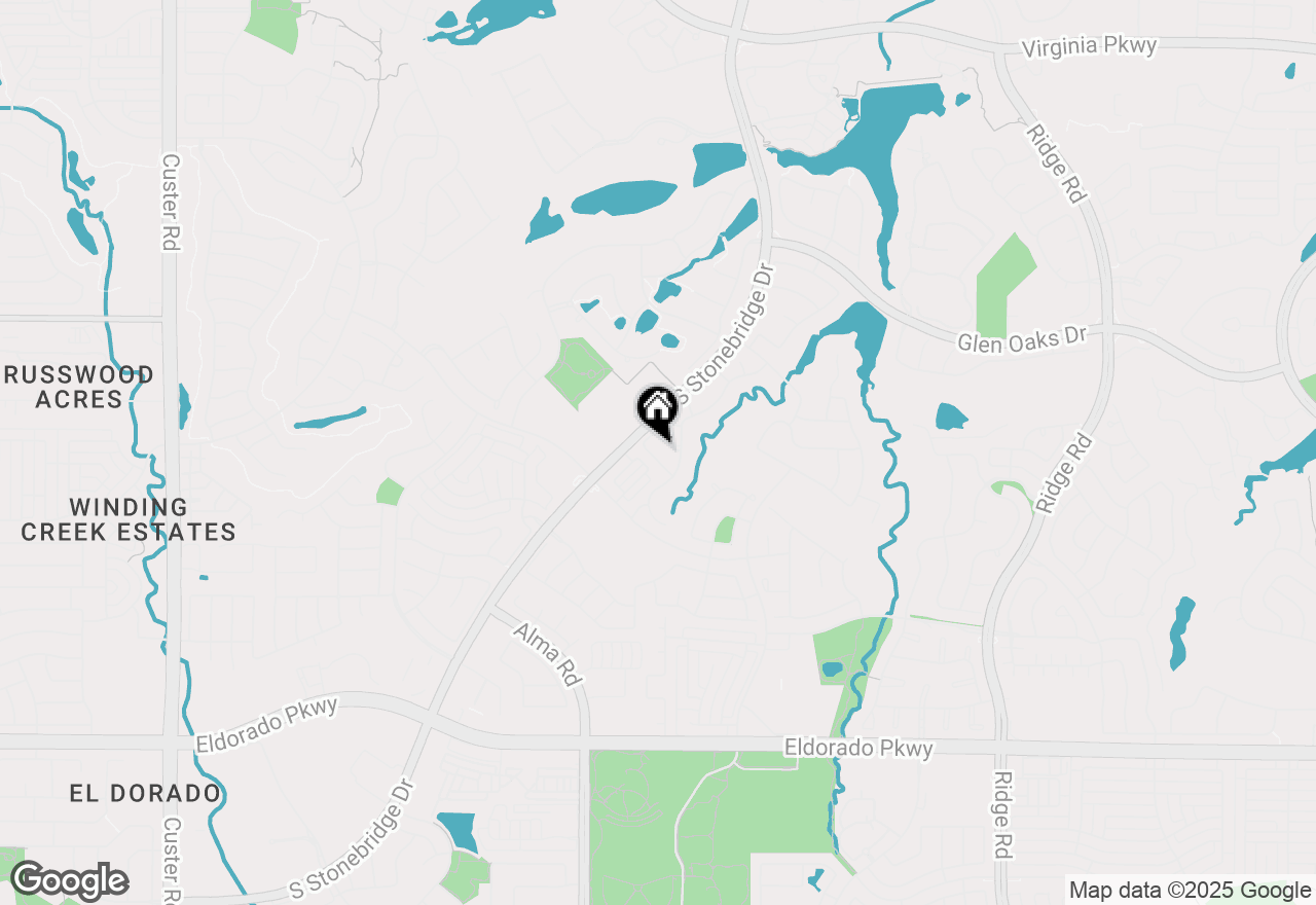 Map of 7420 Boulder Creek Drive, Mckinney, TX 75072