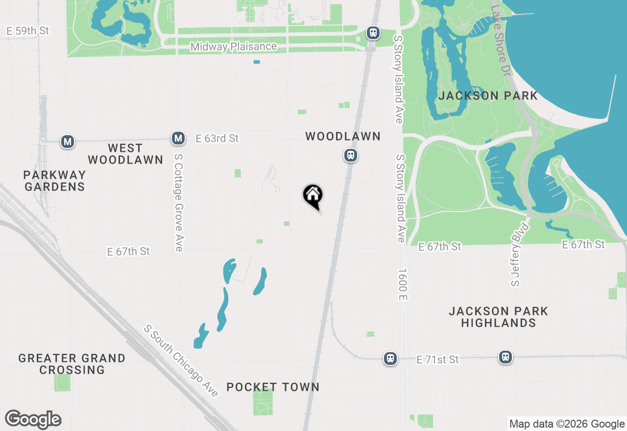 Map of 6553-6557 S Kimbark Avenue, Chicago, IL 60637