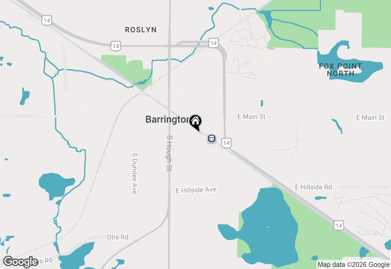 Map of 627 E Lake Street #-, Barrington, IL 60010