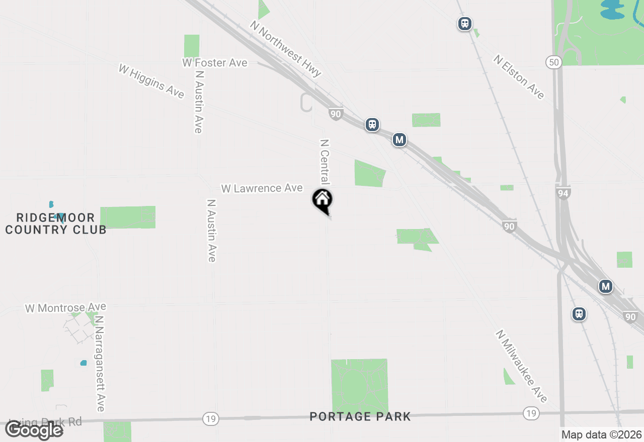 Map of 4650 N Central Avenue #1E, Chicago, IL 60630