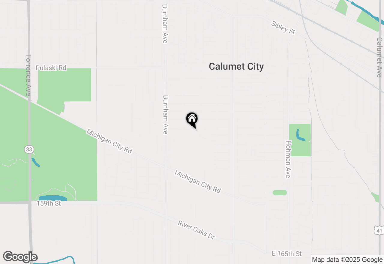 Map of 446 Warren Street, Calumet City, IL 60409