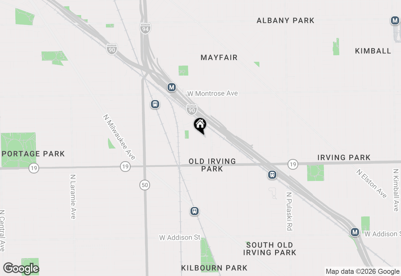 Map of 4130 N Kenneth Avenue, Chicago, IL 60641
