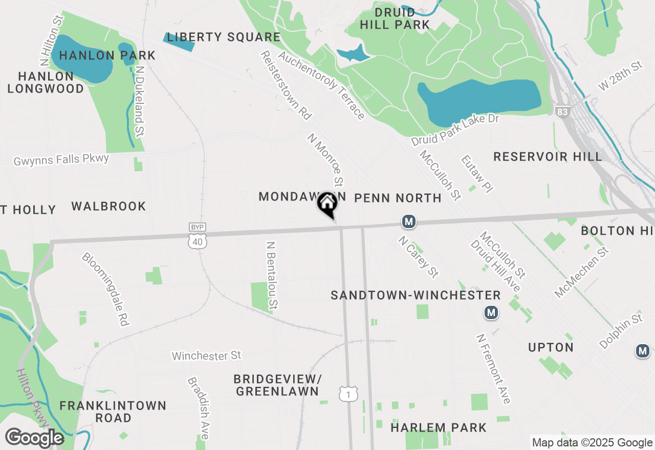 Map of 1940 W North Avenue, Baltimore, MD 21217