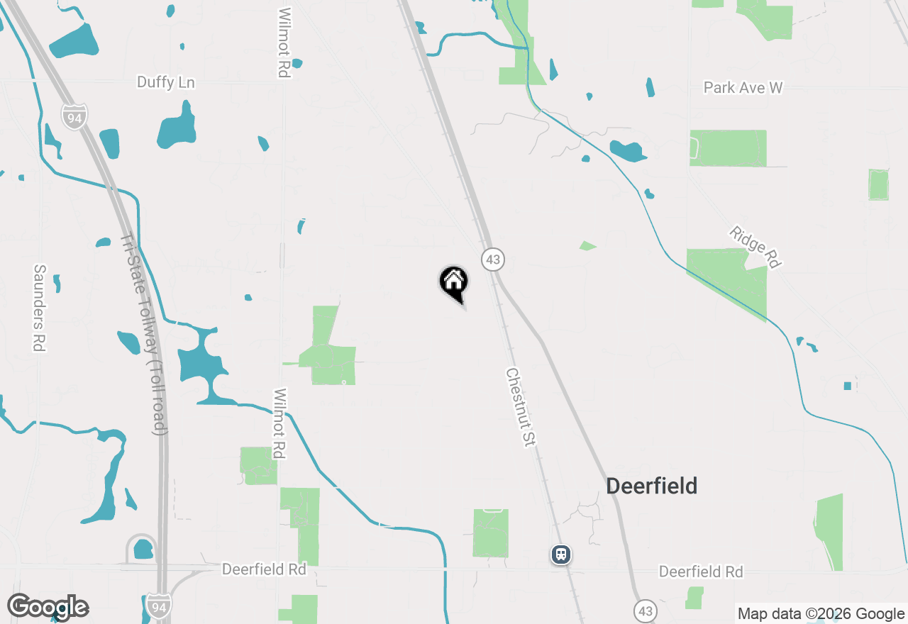 Map of 1420 Crowe Avenue, Deerfield, IL 60015