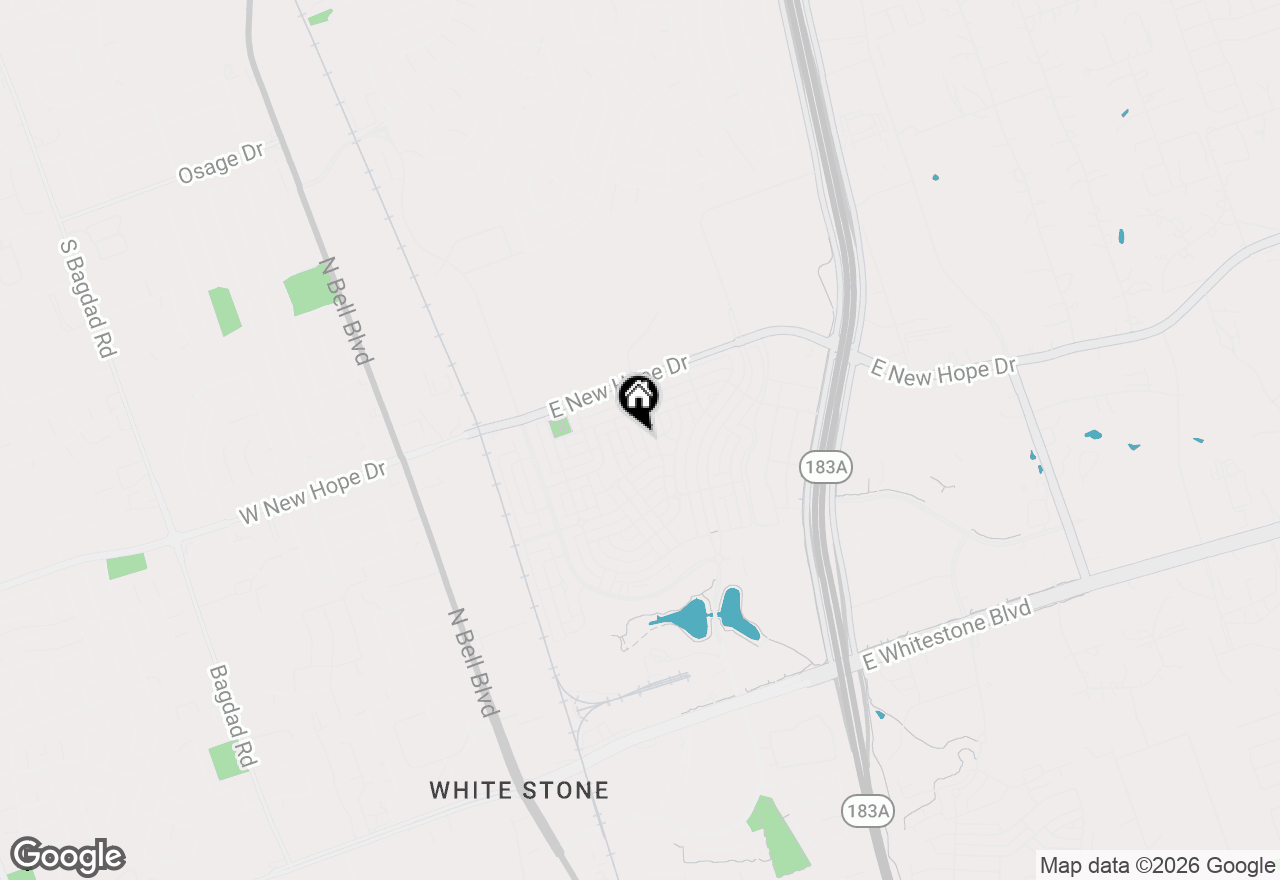 Map of 1813 Enchanted Rock Dr, Cedar Park, TX 78613