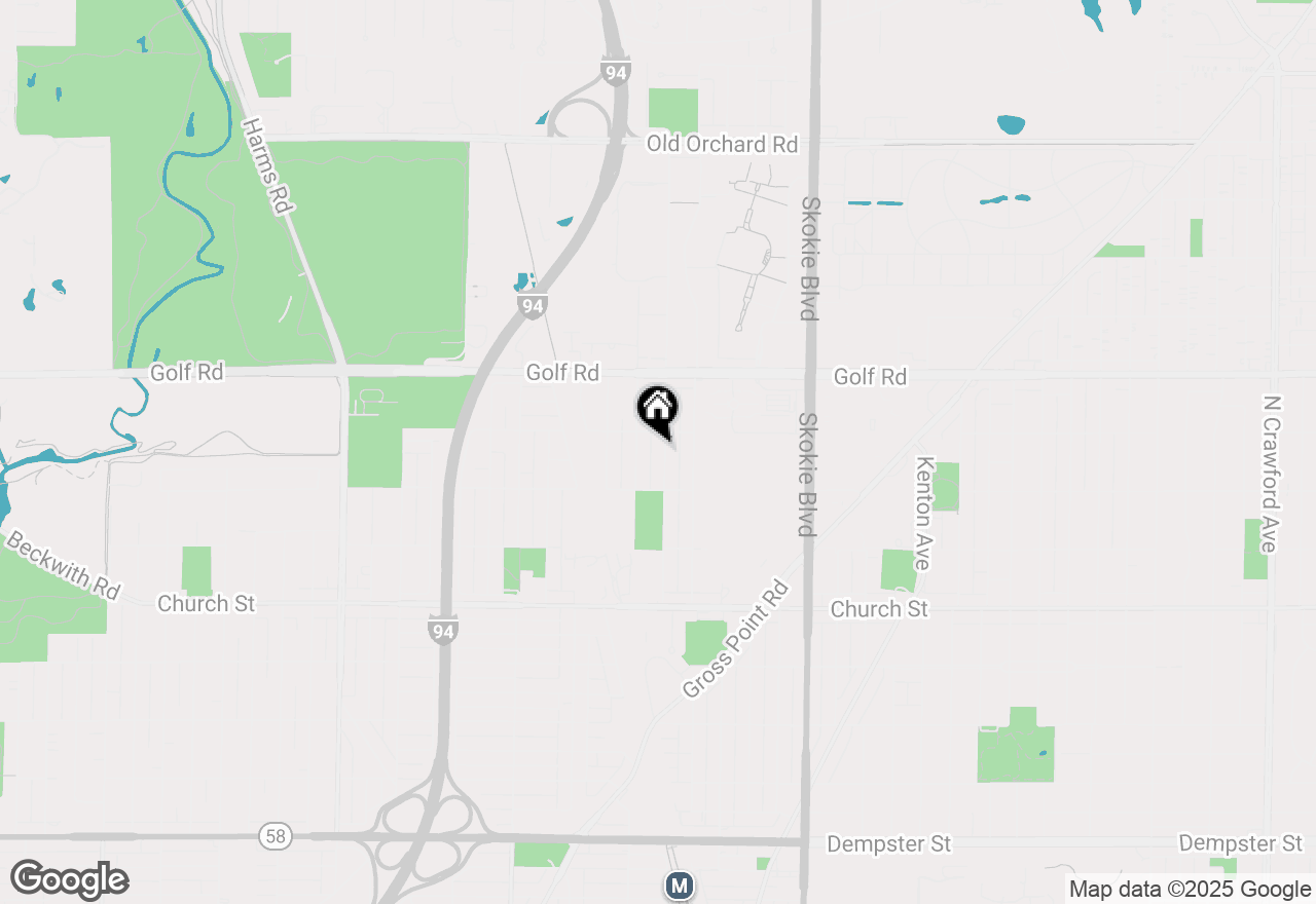 Map of 9440 Lawler Avenue, Skokie, IL 60077