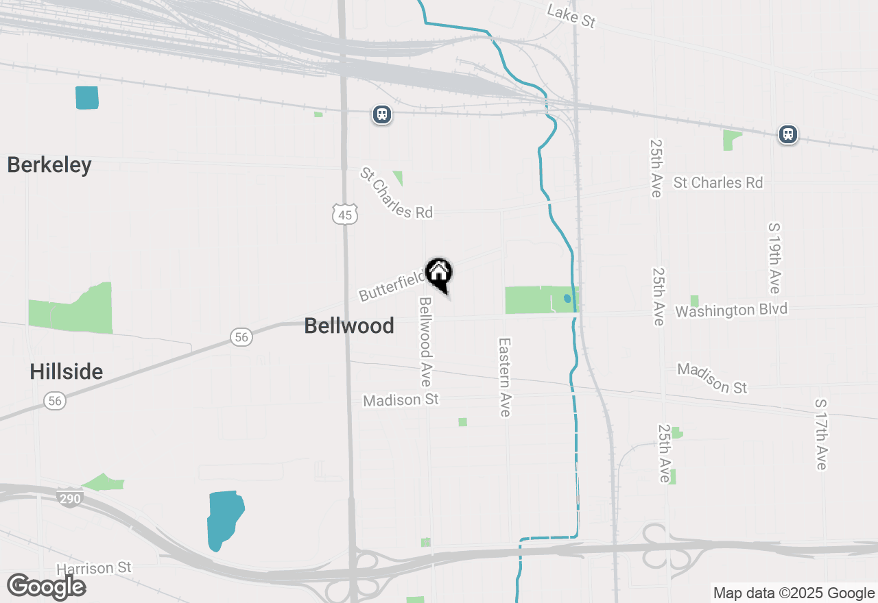 Map of 526 Bohland Avenue, Bellwood, IL 60104