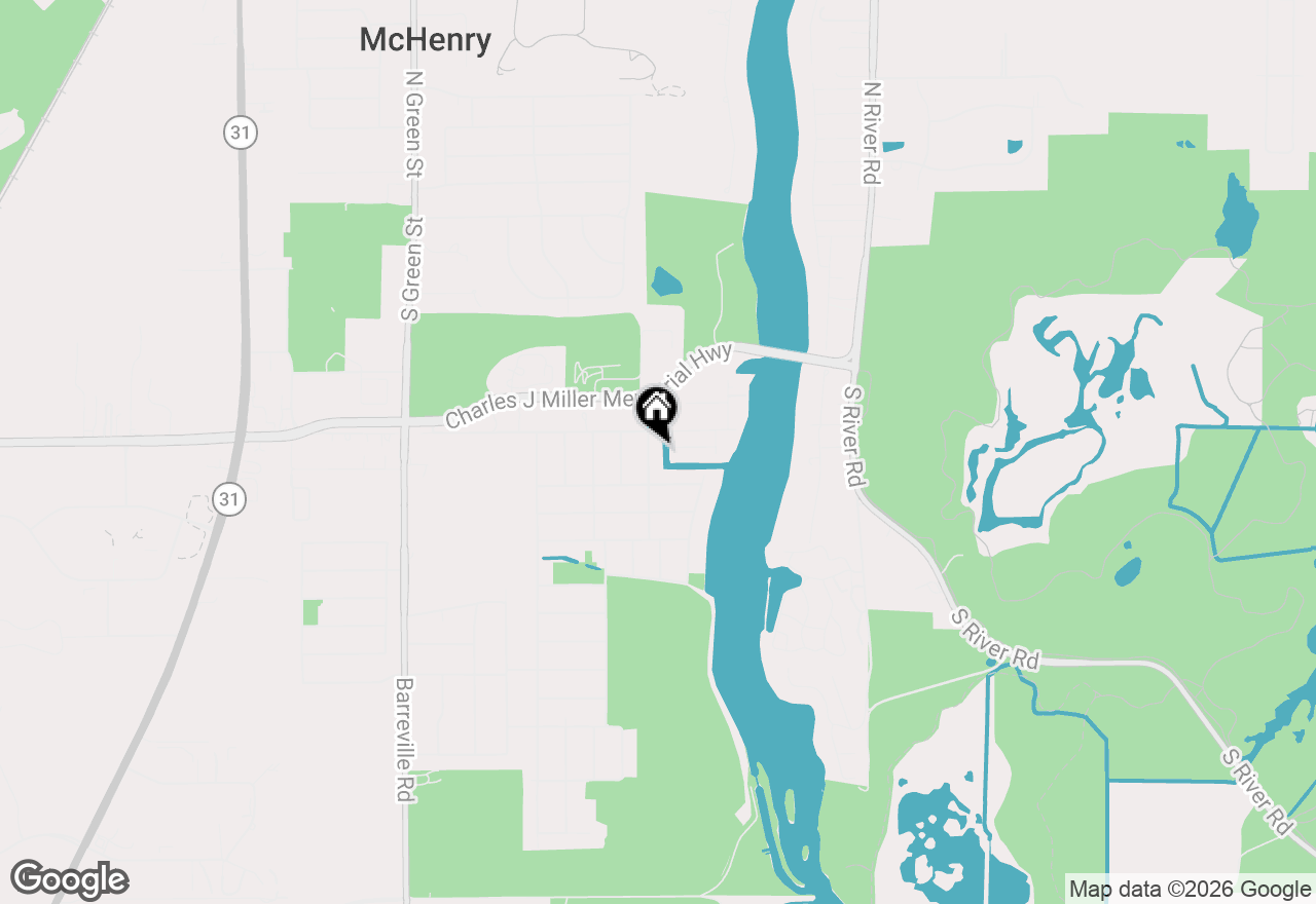 Map of 606 Mchenry Avenue, Mchenry, IL 60050