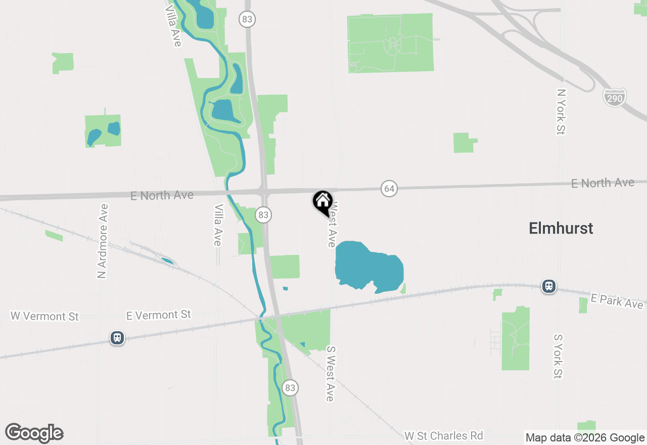 Map of 524 W Third Street, Elmhurst, IL 60126