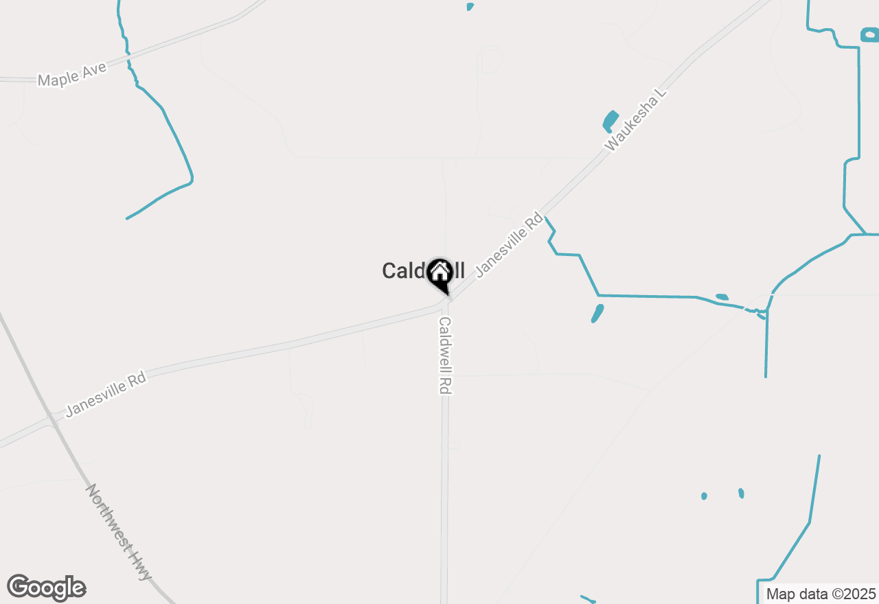 Map of 8604 Caldwell Rd #8606, Mukwonago, WI 53149