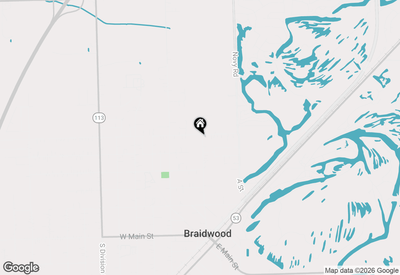 Map of 197 E Cermak Road, Braidwood, IL 60408
