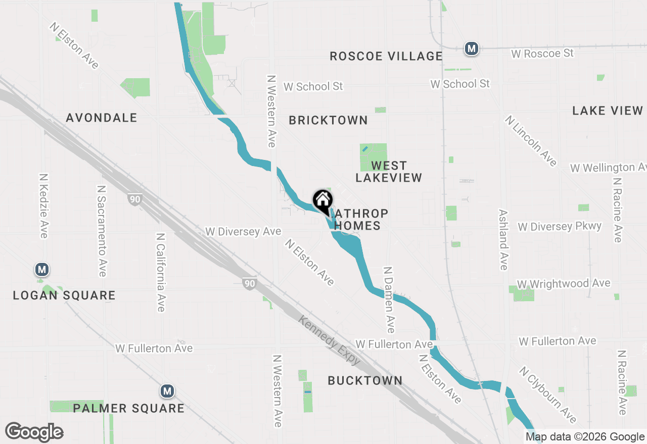 Map of 2208 W Diversey Avenue #E, Chicago, IL 60647