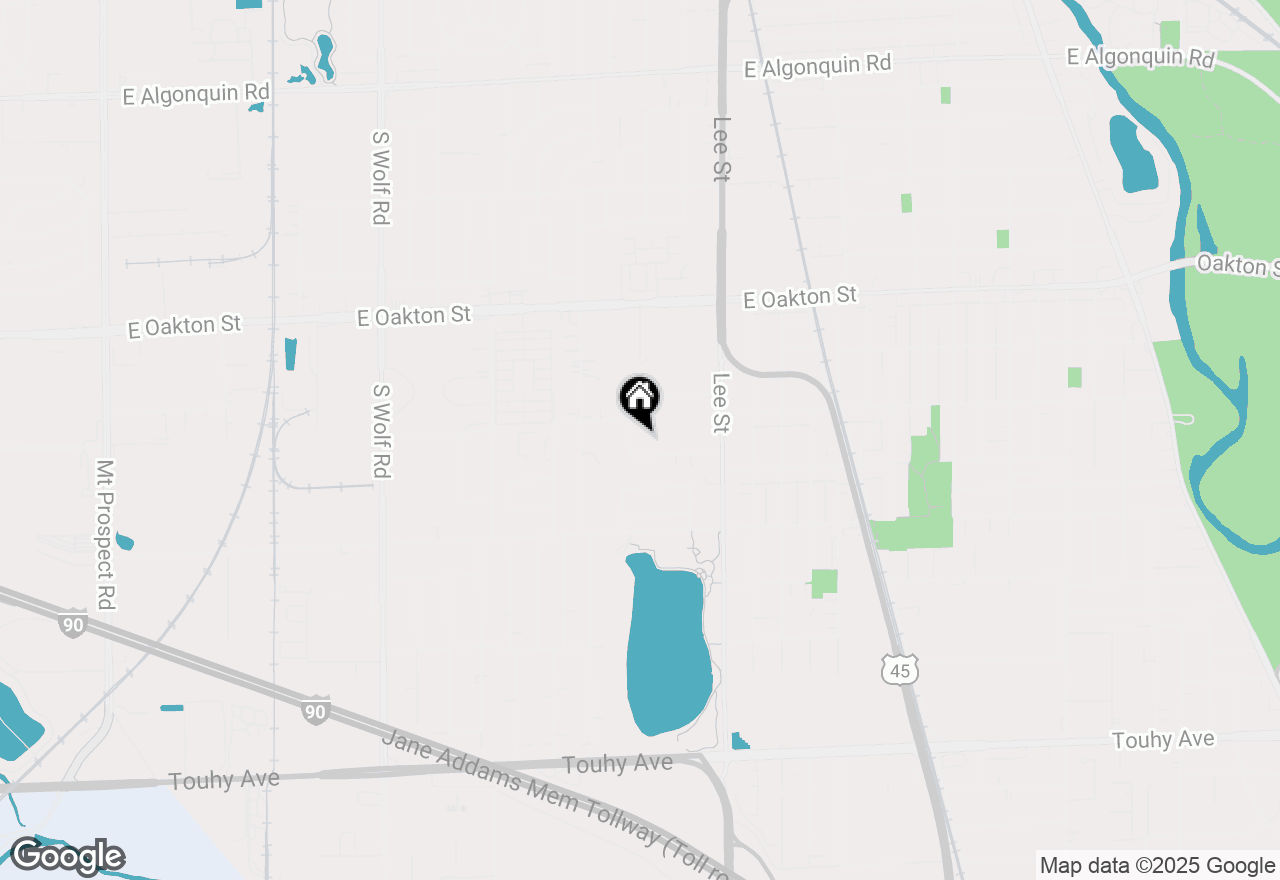 Map of 1847 Dexter Lane, Des Plaines, IL 60018