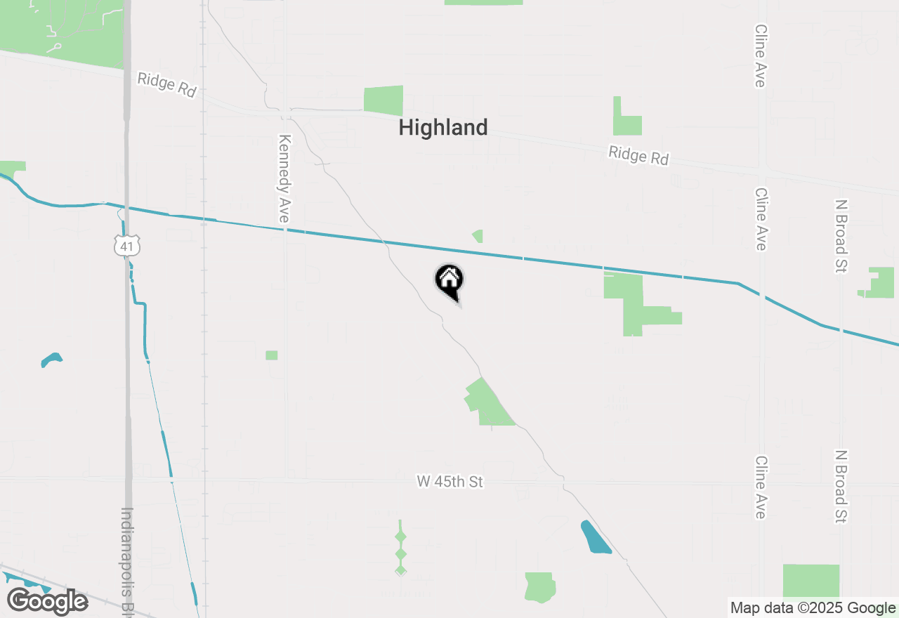 Map of 3210 O Day Drive, Highland, IN 46322