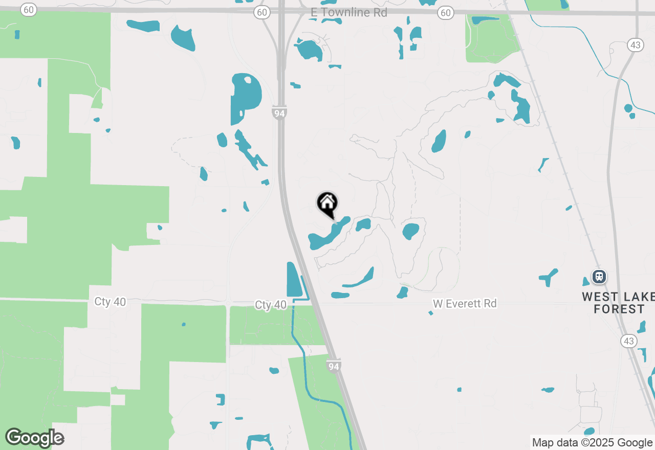 Map of 775 S Camelot Court, Lake Forest, IL 60045