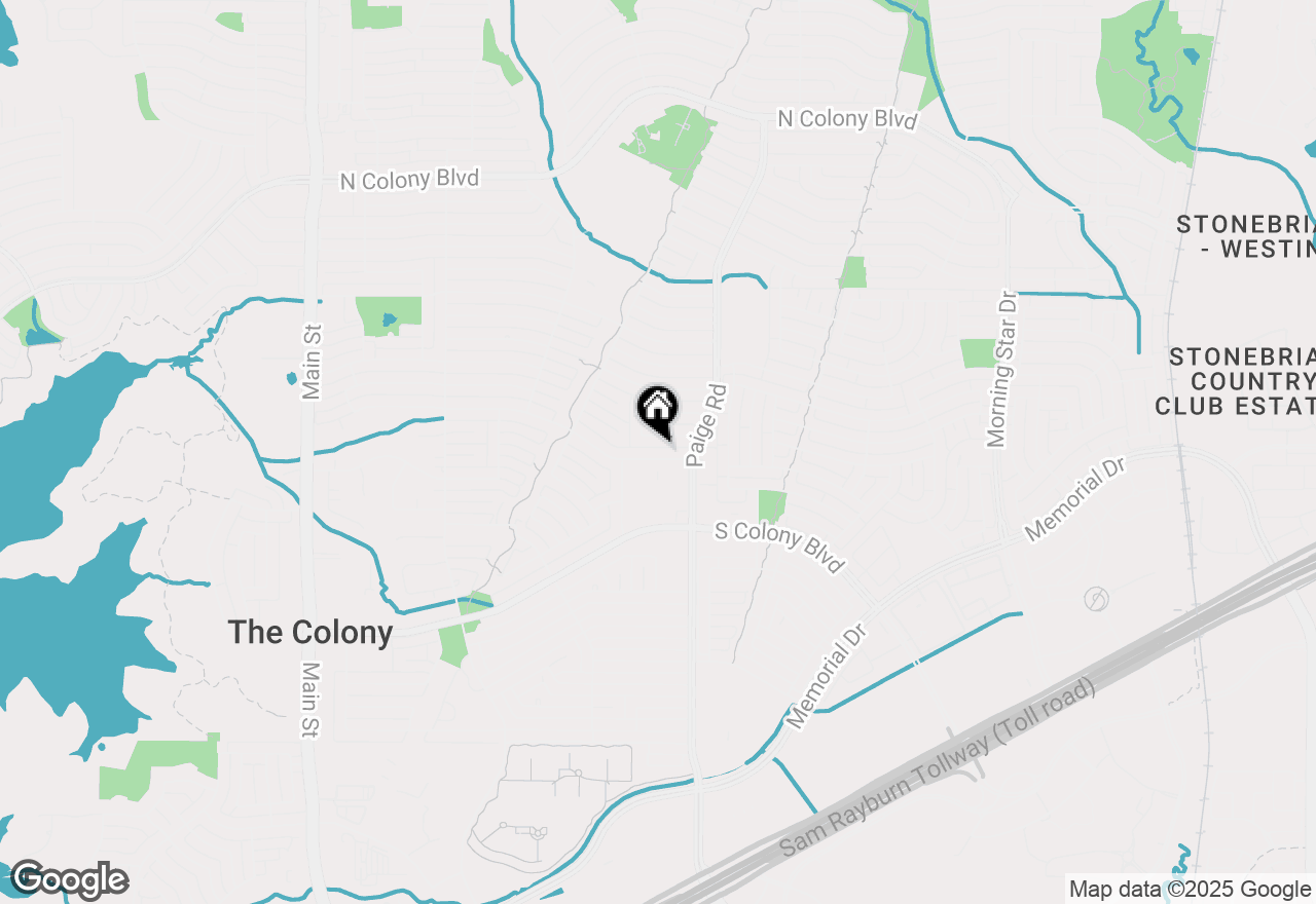 Map of 5329 Strickland Avenue, The Colony, TX 75056