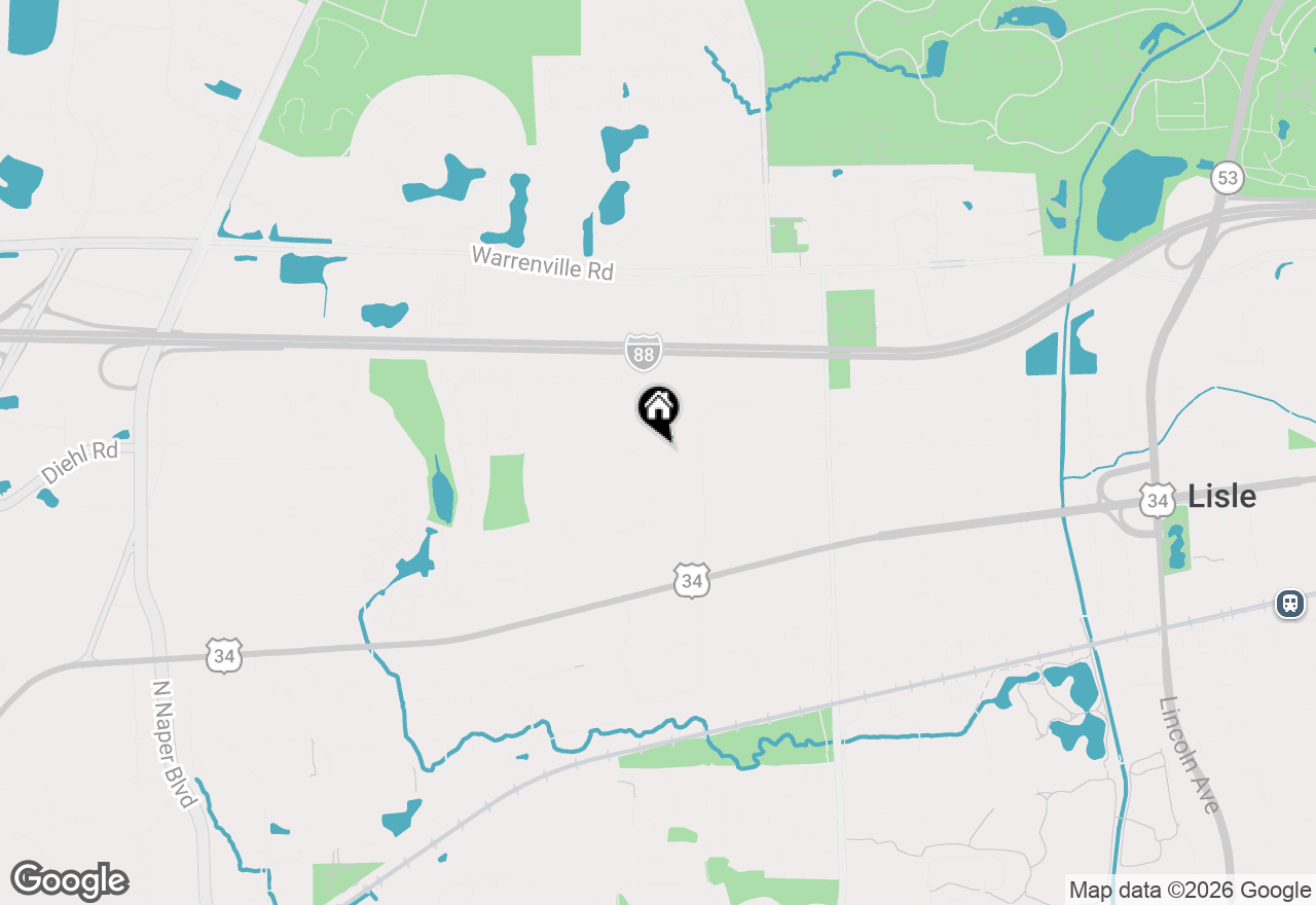 Map of 2301 Beau Monde Terrace #203, Lisle, IL 60532