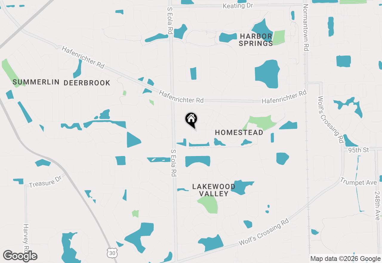 Map of 2416 Georgetown Circle, Aurora, IL 60503