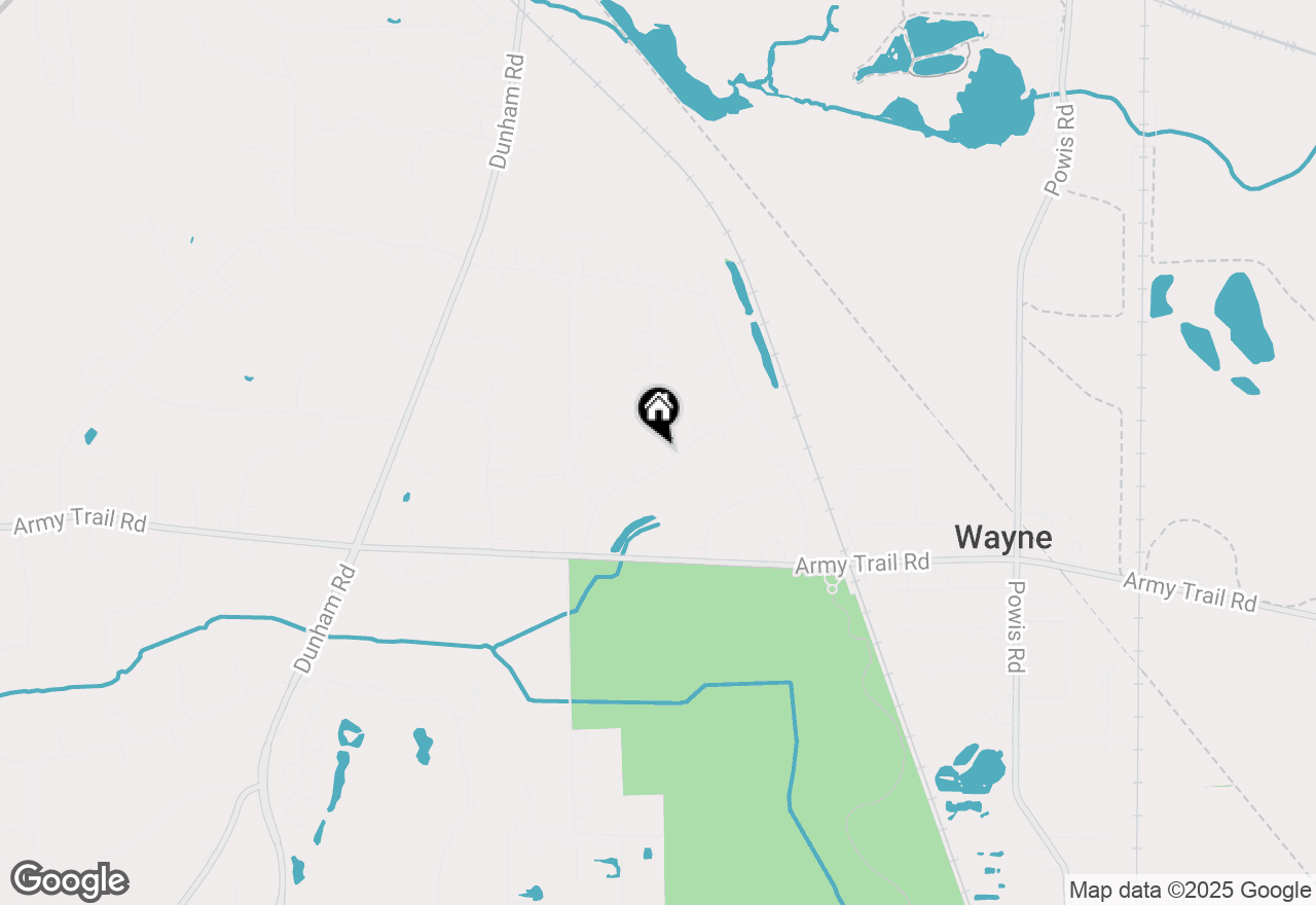 Map of 5N600 Courcival Lane, Wayne, IL 60184