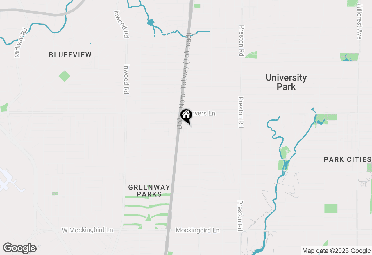 Map of 5825 Grassmere #1, Dallas, TX 75205