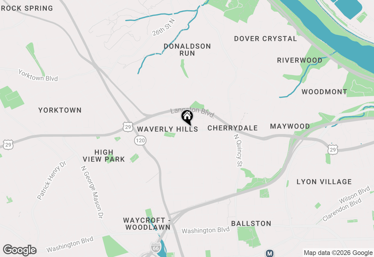 Map of 4358 Cherry Hill Road #301, Arlington, VA 22207