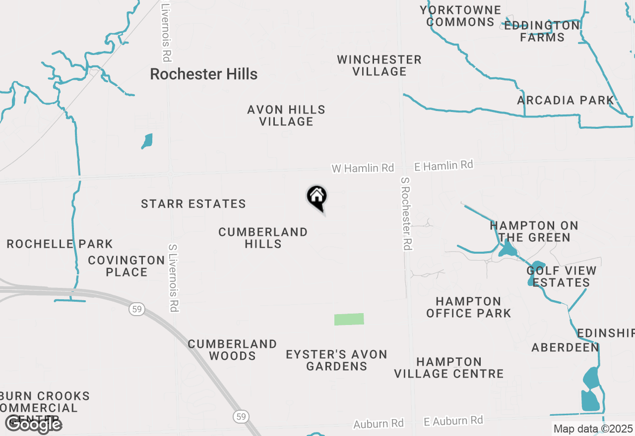 Map of 2143 Elkhorn Drive, Rochester Hills, MI 48307