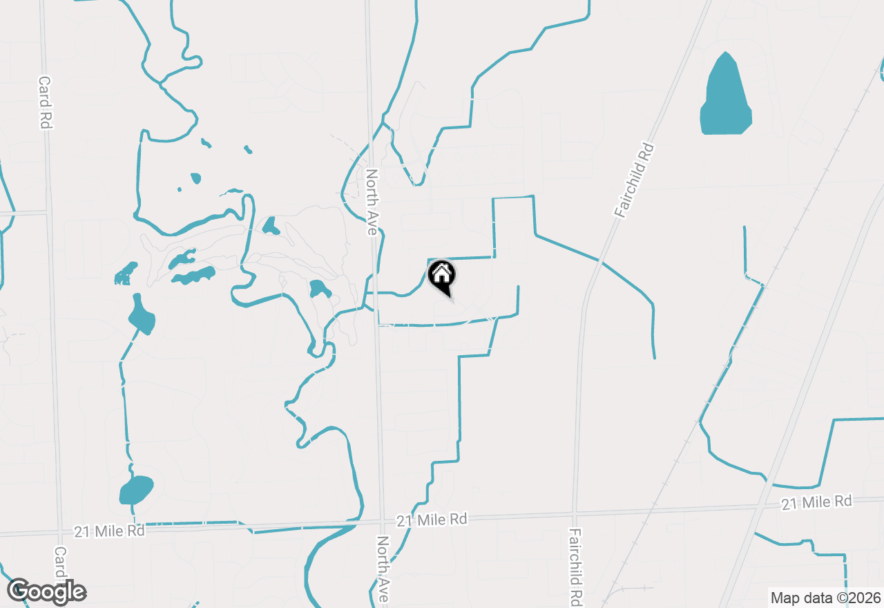 Map of 23346 Spring Creek Drive, Macomb, MI 48042