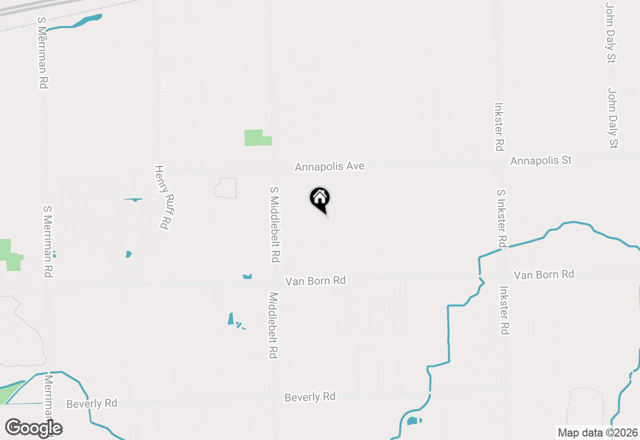 Map of 28951 Powers Street, Westland, MI 48186