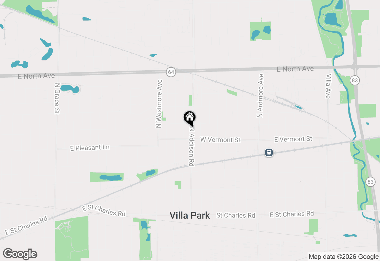 Map of 450 N Addison Road, Villa Park, IL 60181