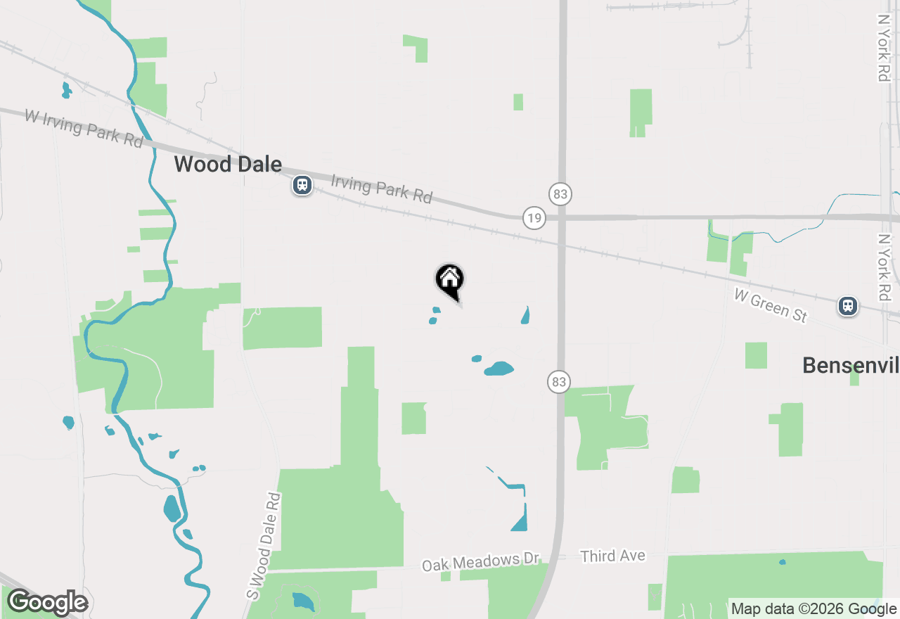 Map of 384 E Montrose Avenue, Wood Dale, IL 60191