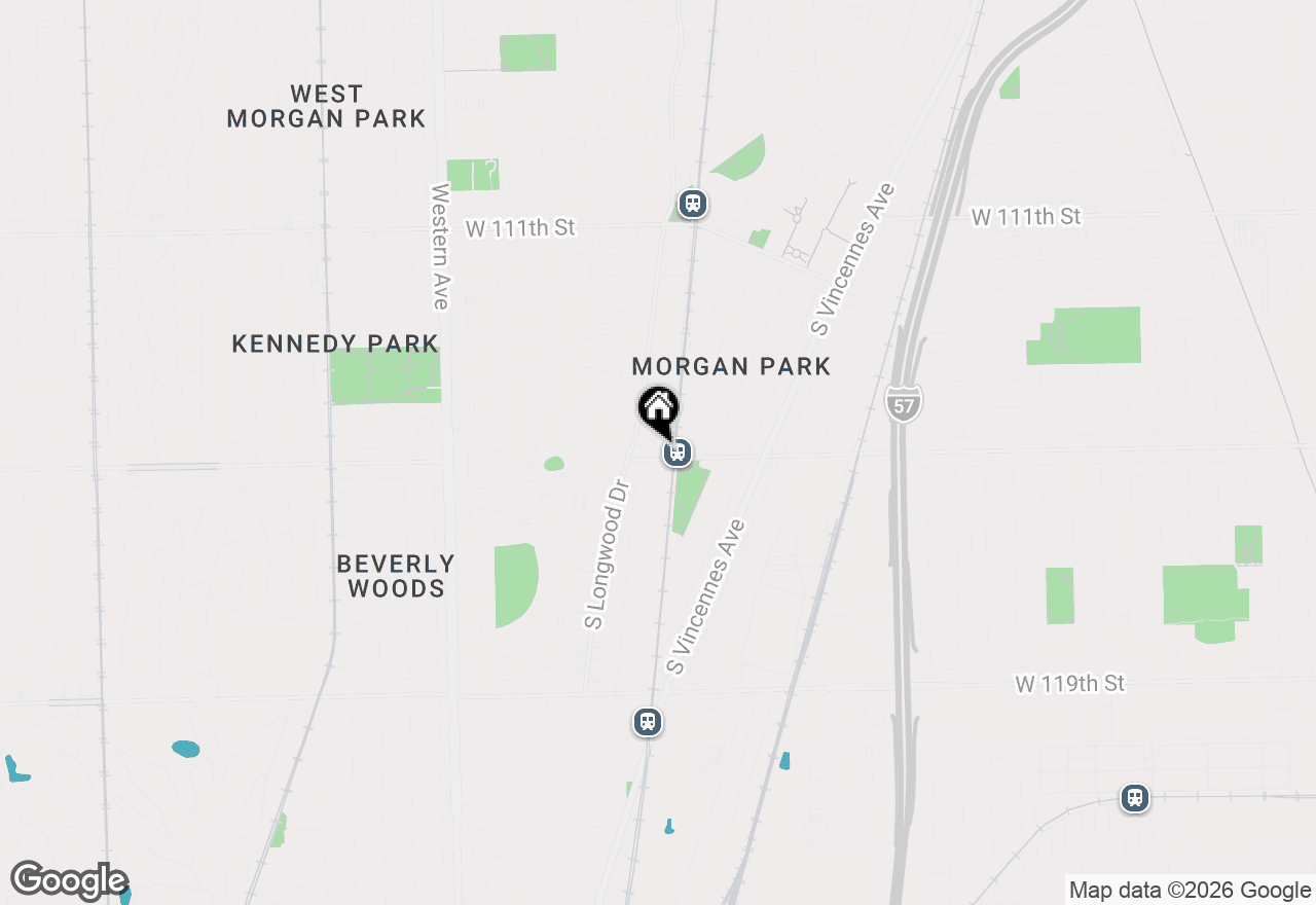 Map of 2010 W 115th Street, Chicago, IL 60643