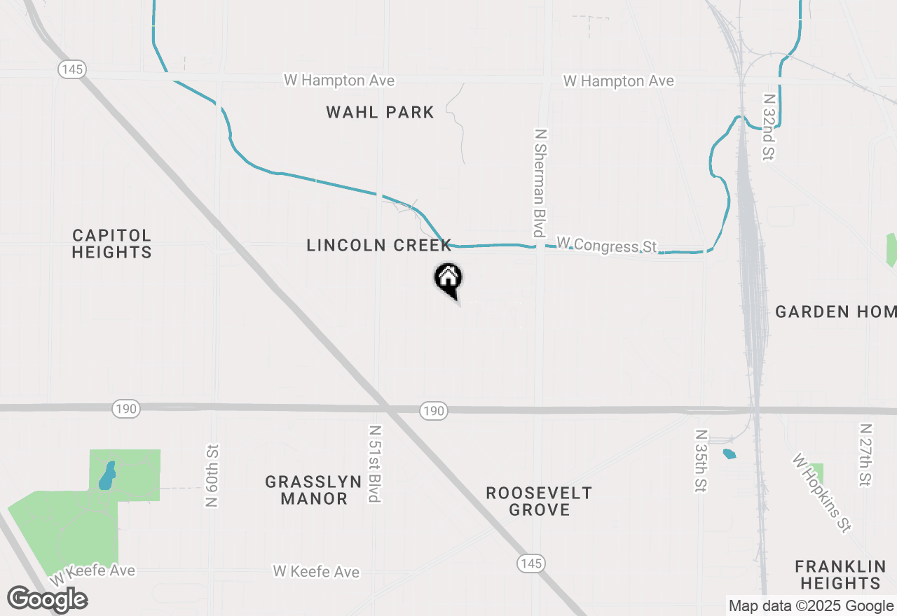 Map of 4241 N 47th St, Milwaukee, WI 53216