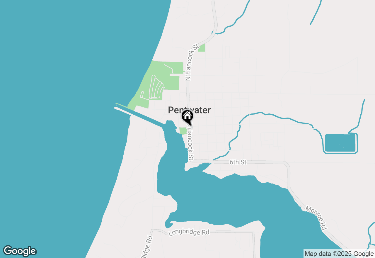 Map of 215 S Hancock Street #2 F, Pentwater, MI 49449