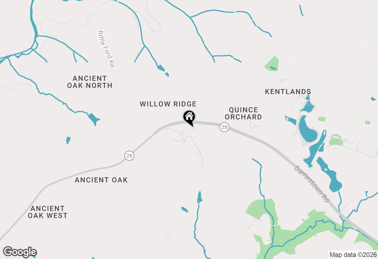 Map of 12607 Granite Ridge, North Potomac, MD 20878