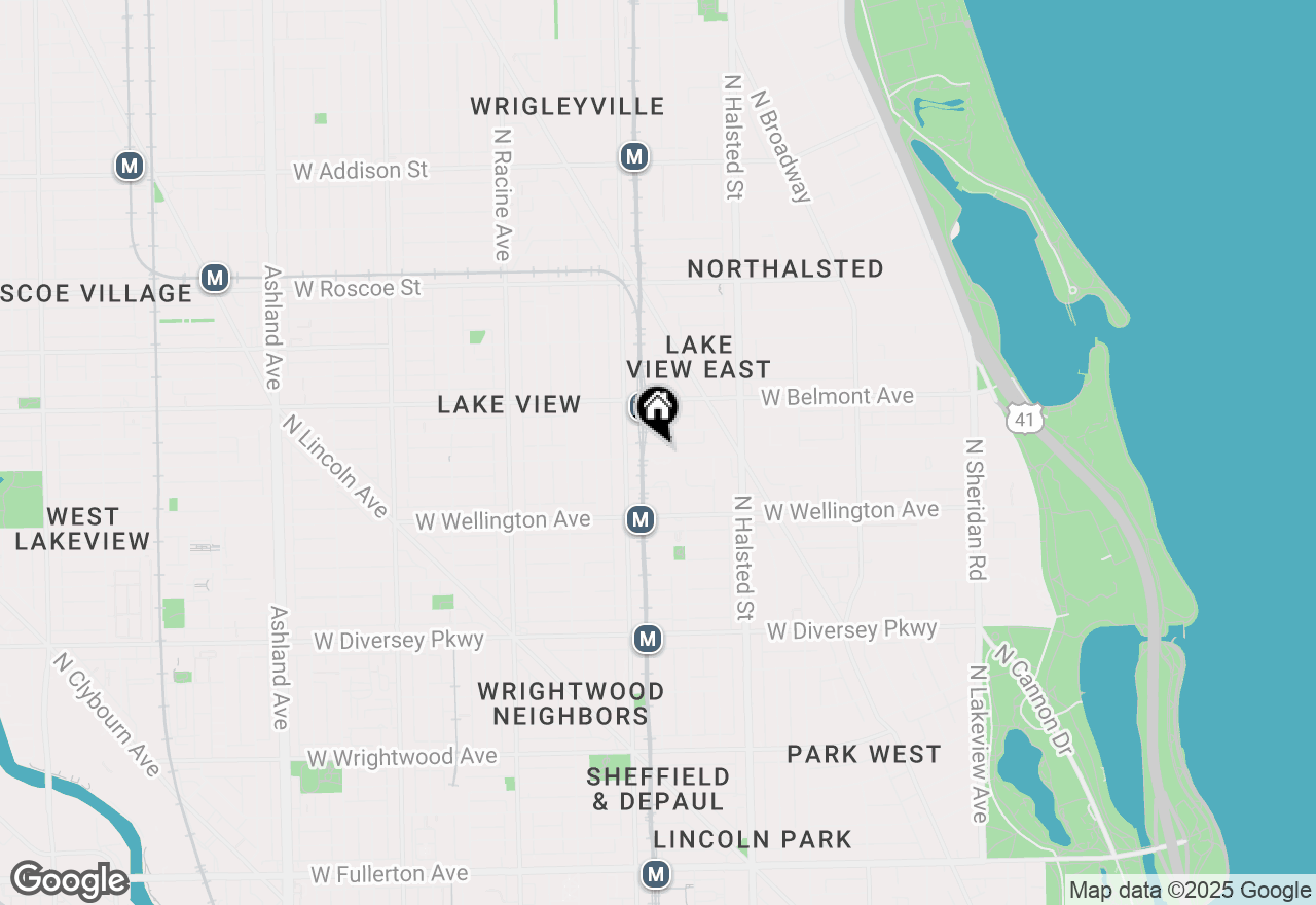 Map of 926 W Barry Avenue #3, Chicago, IL 60657