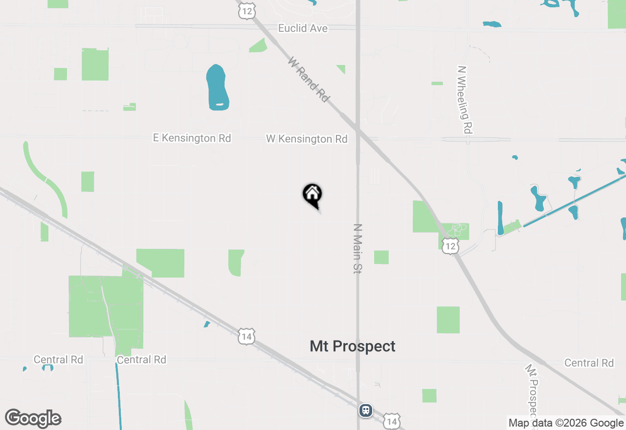 Map of 504 N Russel Street, Mount Prospect, IL 60056