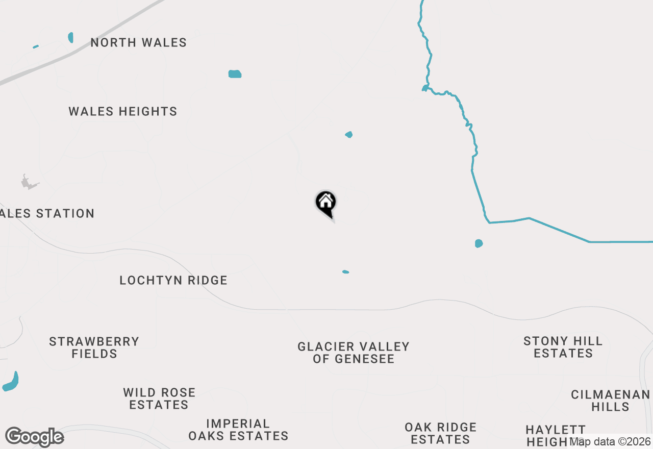 Map of 121 Legend Way, Wales, WI 53183