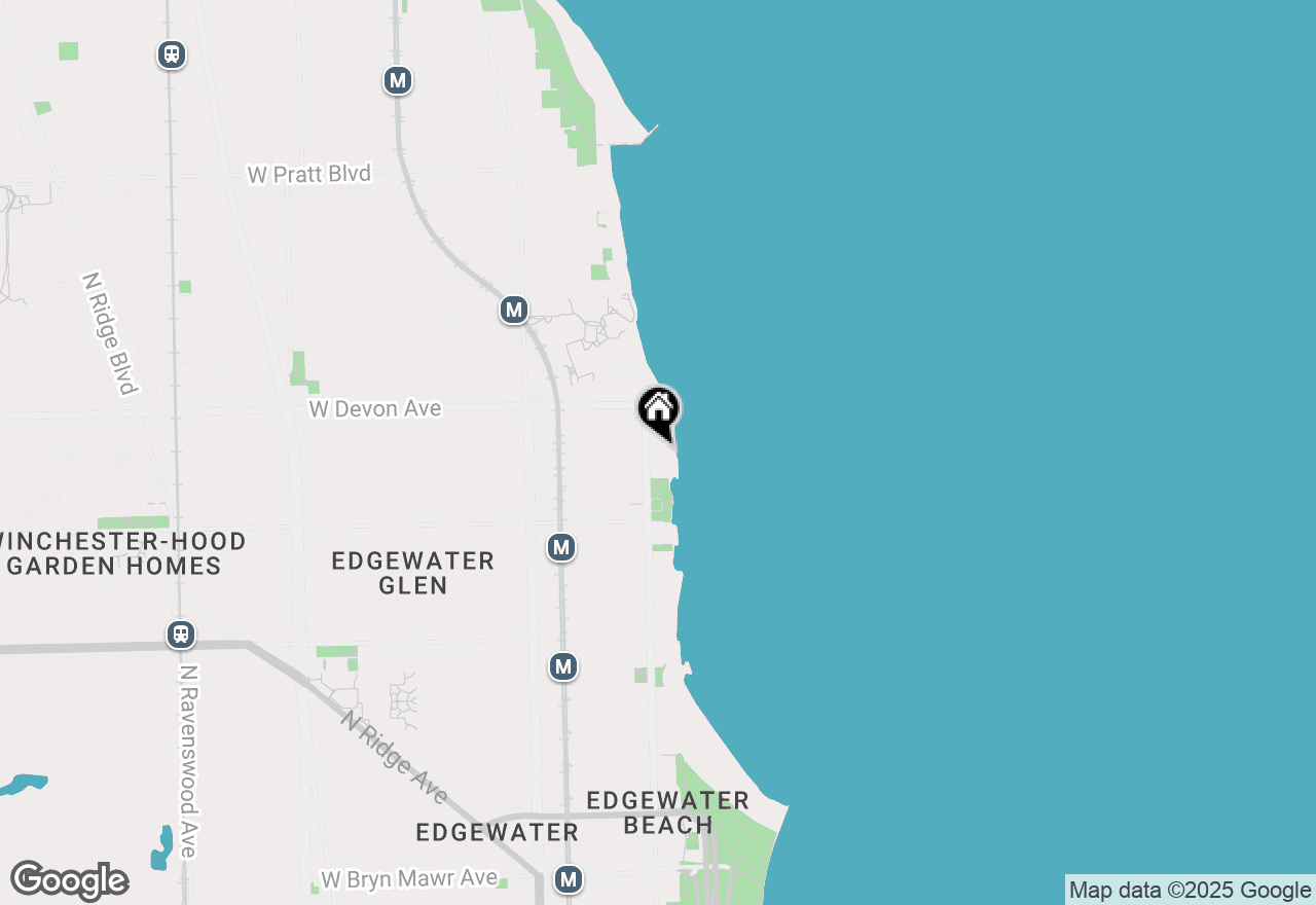 Map of 6301 N Sheridan Road #20K, Chicago, IL 60660