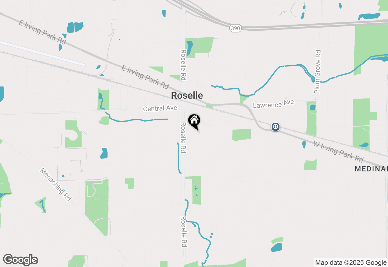 Map of 33 E Maple Avenue, Roselle, IL 60172