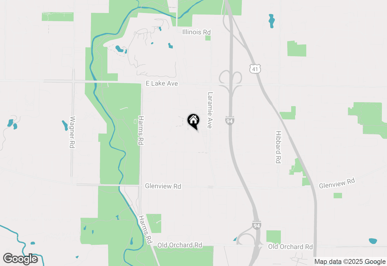 Map of 1101 Juniper Terrace, Glenview, IL 60025