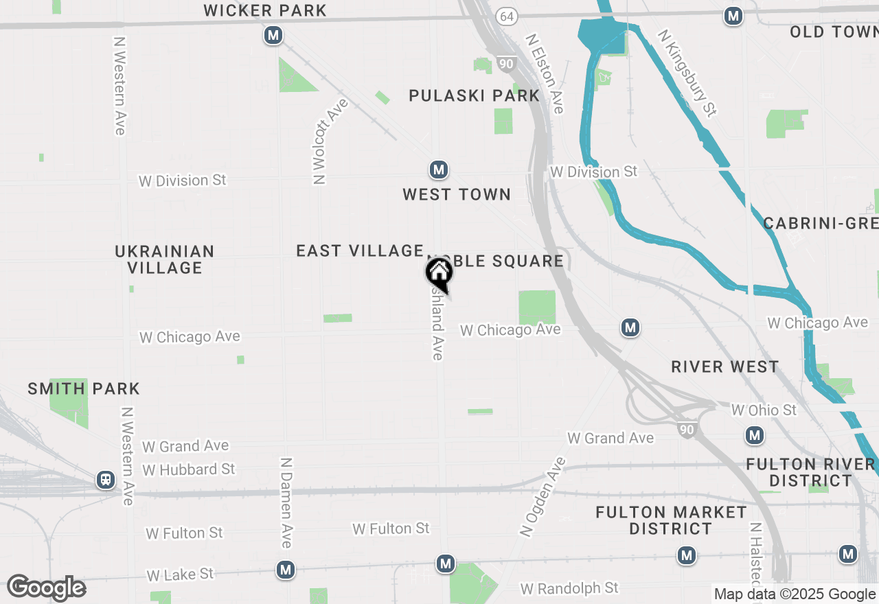 Map of 845 N Ashland Avenue, Chicago, IL 60622